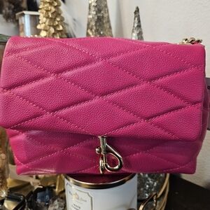 Rebecca Minkoff Edie Diamond quilt crossbody bag.